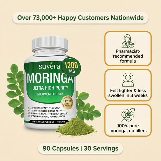 Pure Moringa Powder - Capsules 1200mg