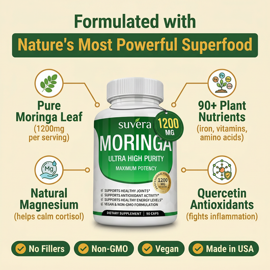 Pure Moringa Powder - Capsules 1200mg