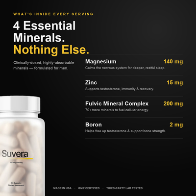 Suvera - Minerals for men