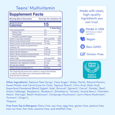 Suvera - Teen Multivitamin