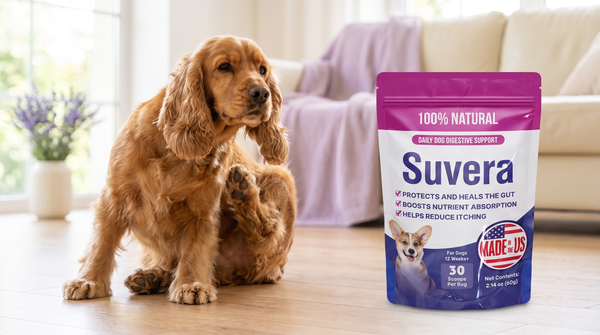 How an unbalanced gut affects your dog's skin and coat
